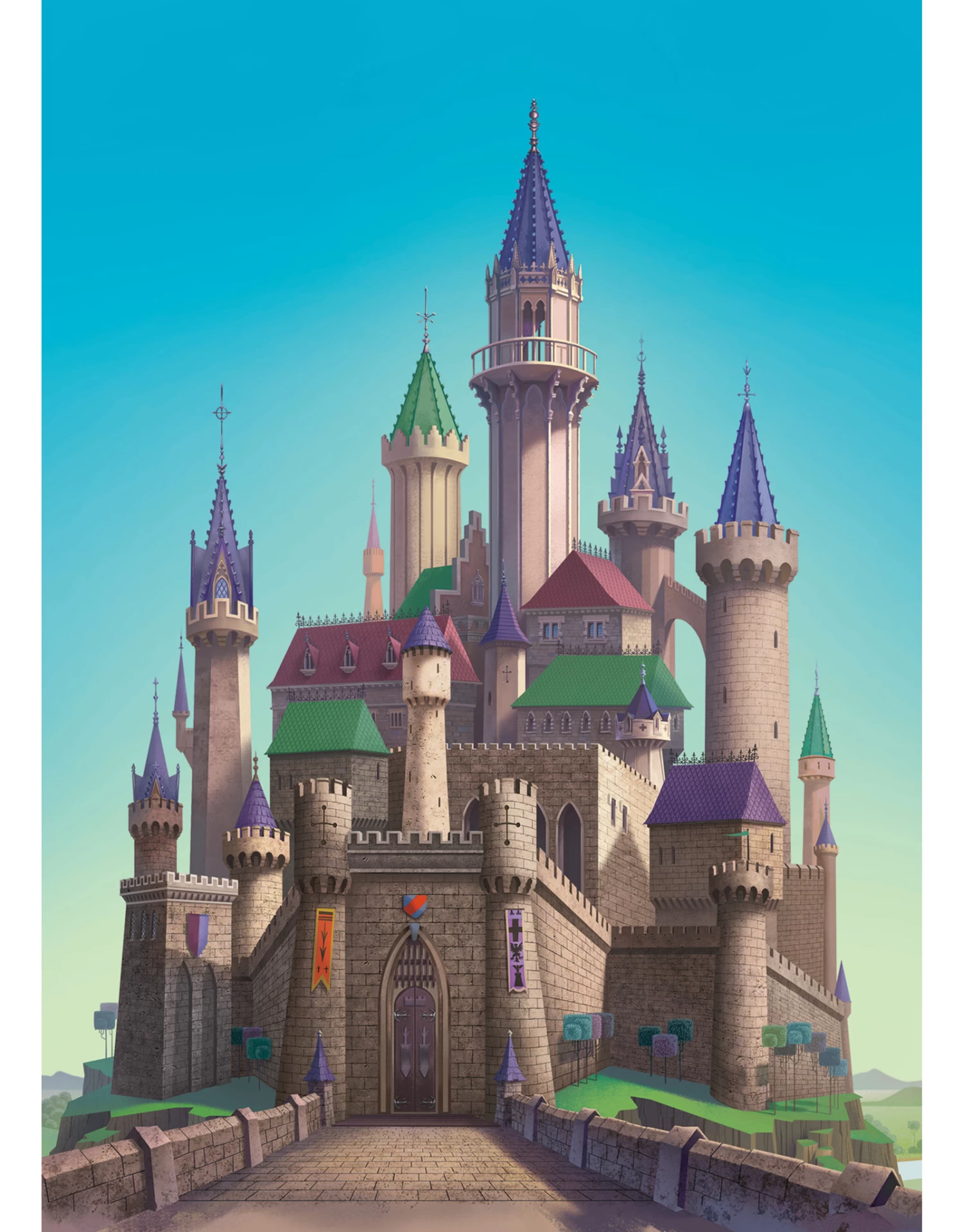 Ravensburger Puzzel 164950 Disney Aurora's Castle (1000 Stukjes) - (1 Hoek Is Beschadigd) 2 Ravensburger Puzzel 164950 Disney Aurora's Castle (1000 Stukjes) - (1 Hoek Is Beschadigd) - Afbeelding 2