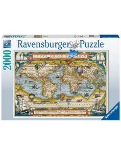 Ravensburger Puzzel 168255 De Wereld Rond (Around The World) 2000 Stukjes