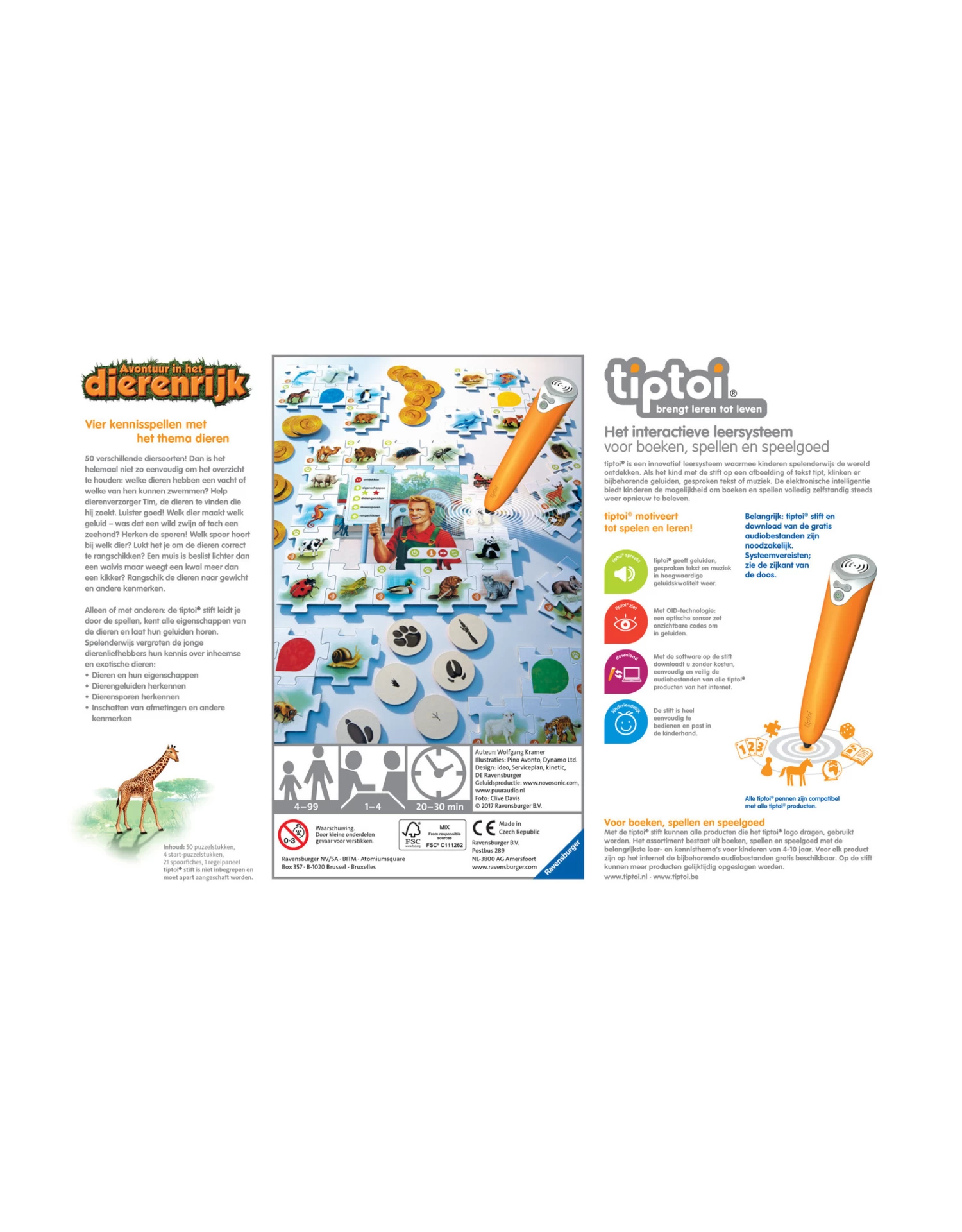 Ravensburger Tiptoi Dierenrijk 4 Ravensburger Tiptoi Dierenrijk - Afbeelding 4