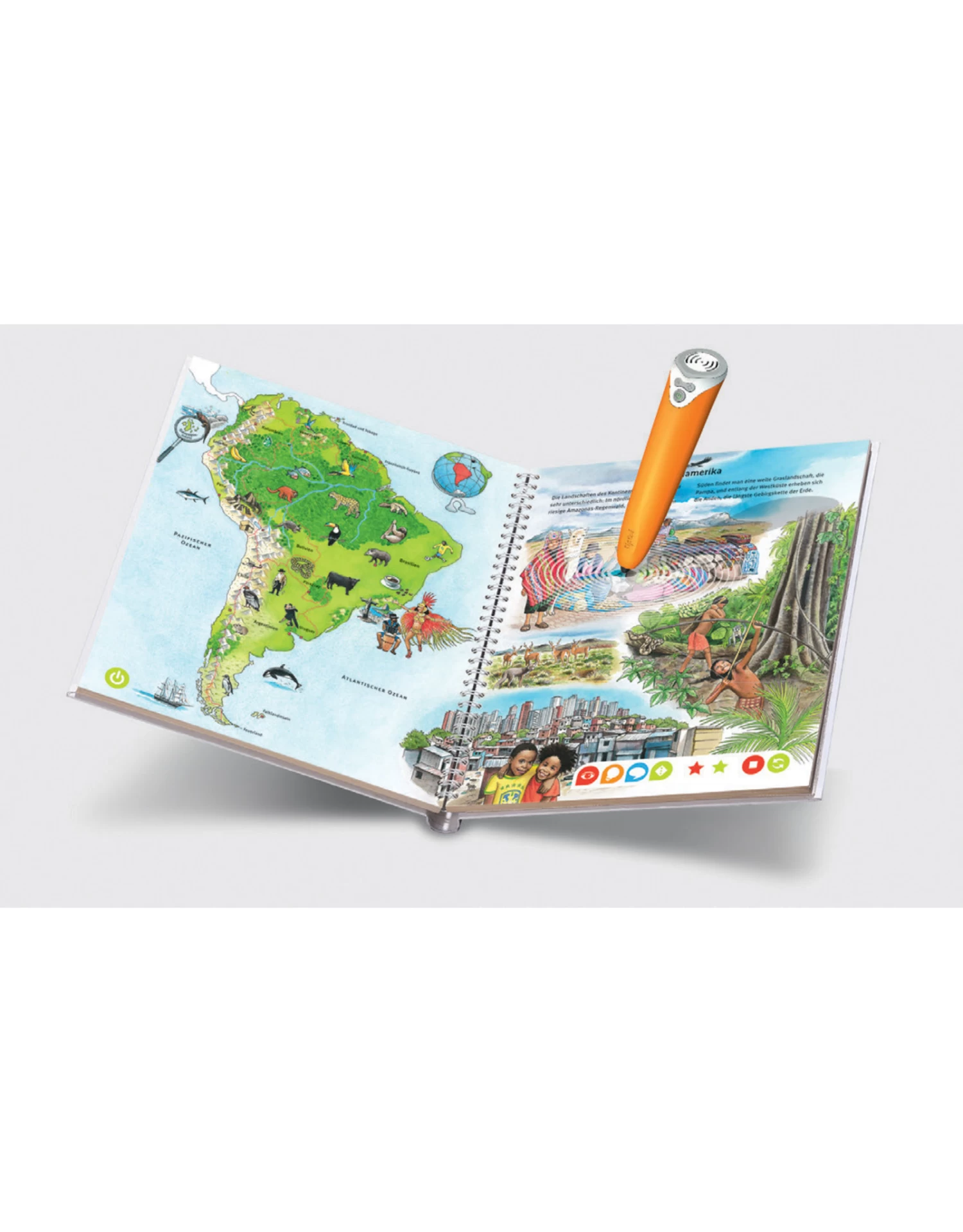 Ravensburger Tiptoi - Mijn Grote Wereldatlas 2 Ravensburger Tiptoi - Mijn Grote Wereldatlas - Afbeelding 2