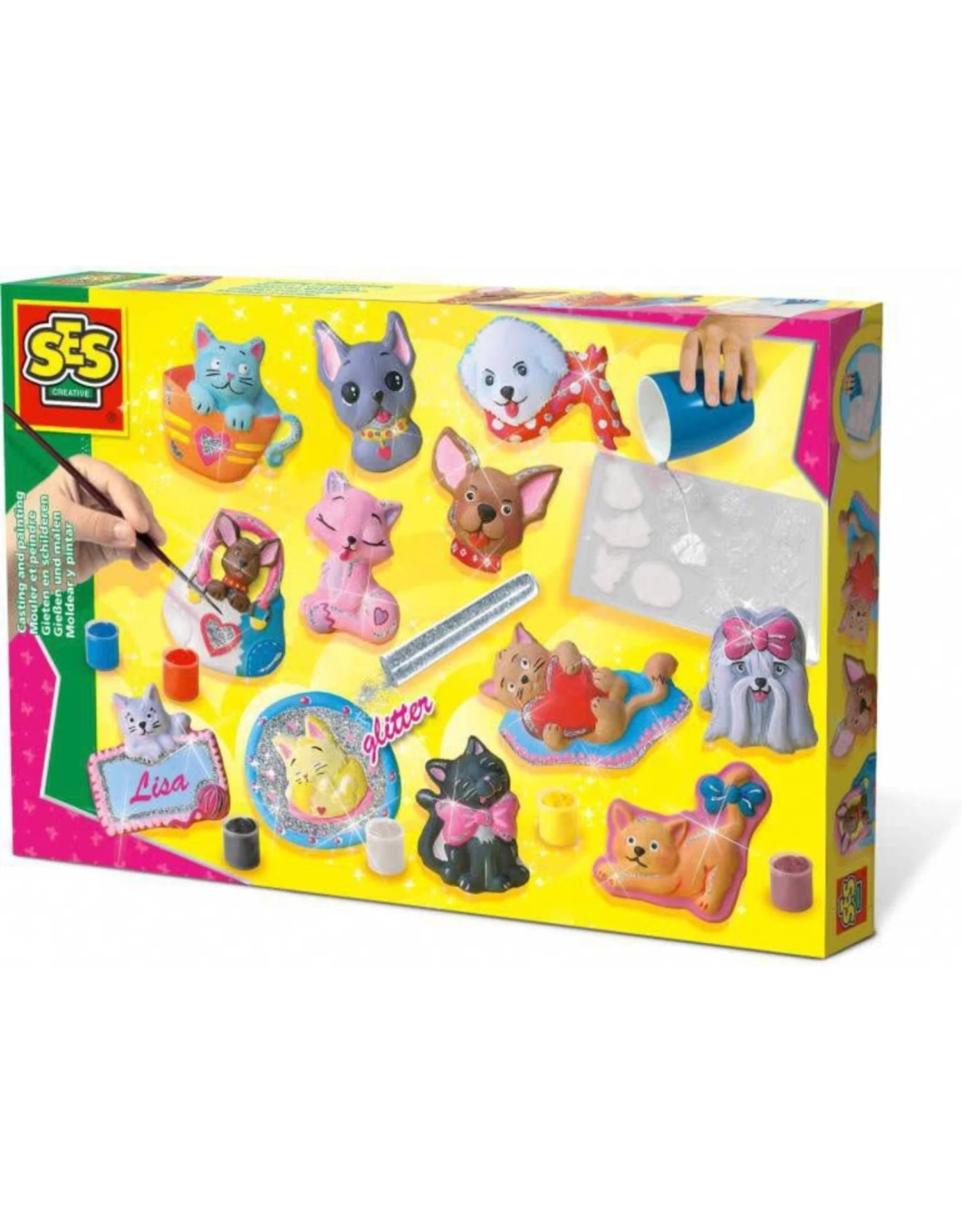 SES Creative 01154 Gips Gieten En Schilderen Honden En Katten 1 SES Creative 01154 Gips Gieten En Schilderen Honden En Katten