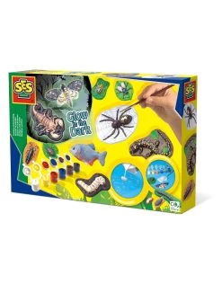 SES Creative Gieten En Schilderen - Enge Beesten