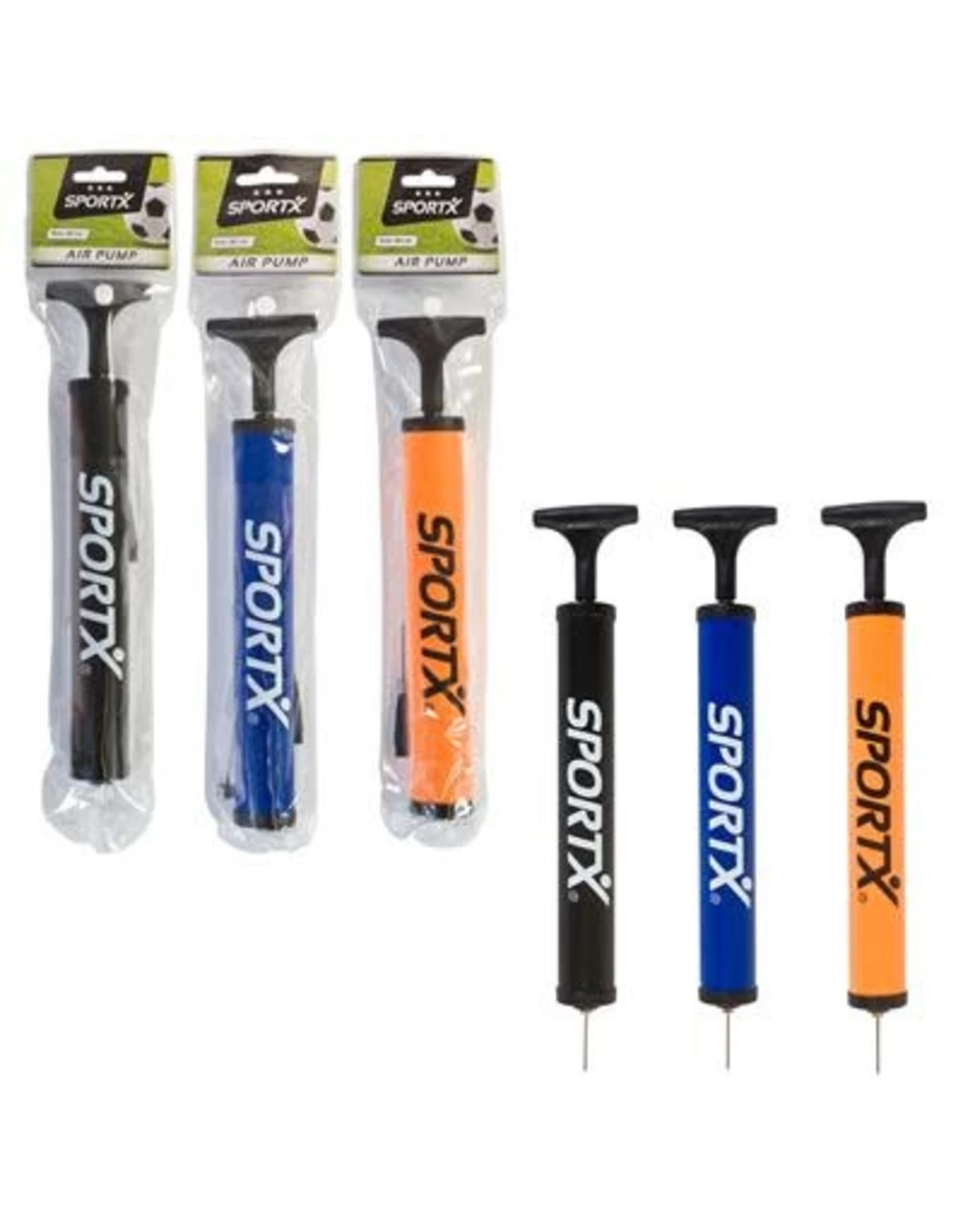 SportX SortX Balpomp 30cm 3ass 2 SportX SortX Balpomp 30cm 3ass - Afbeelding 2