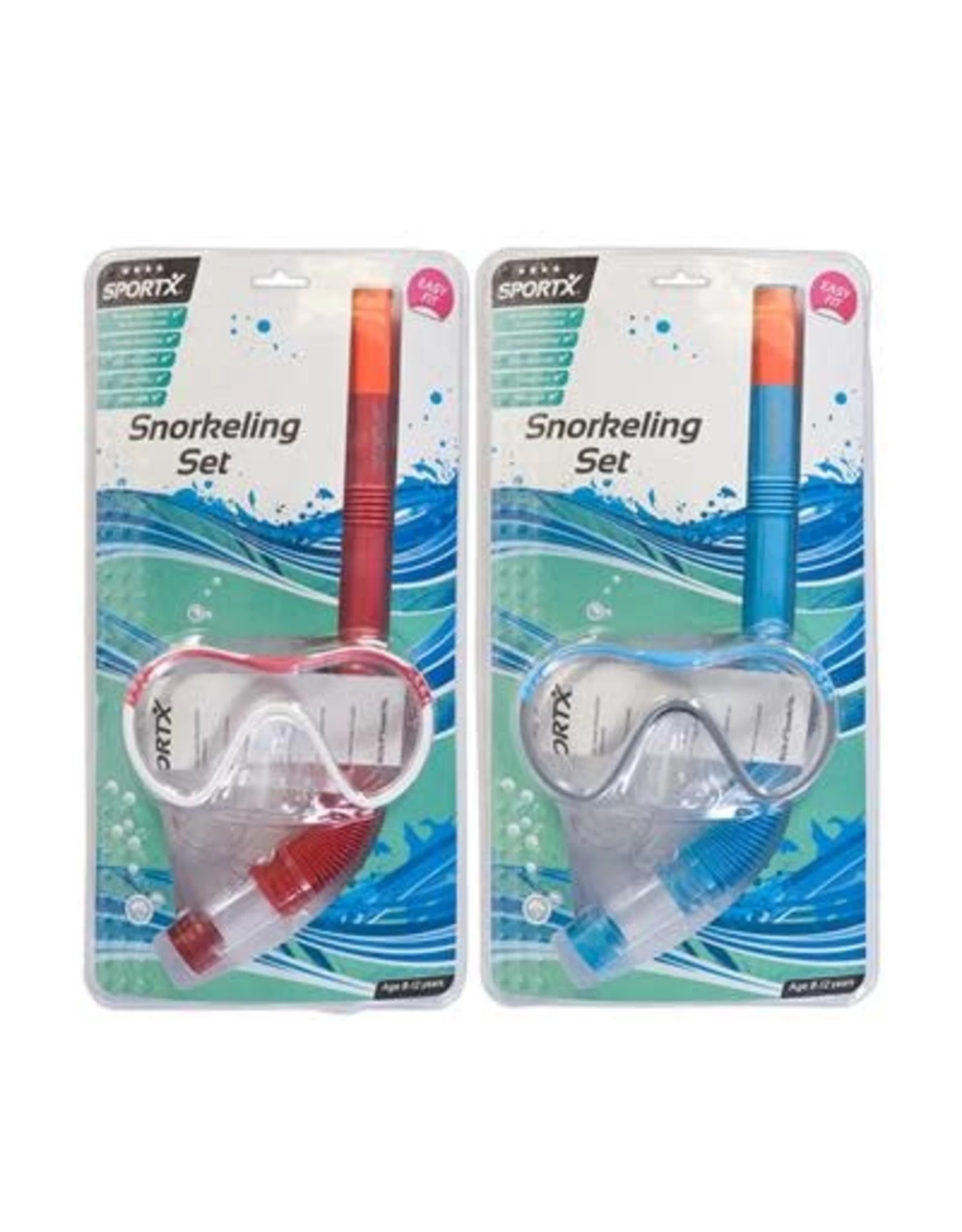 SportX Junior Snorkelset **** Sport Roze Of Blauw 1 SportX Junior Snorkelset **** Sport Roze Of Blauw