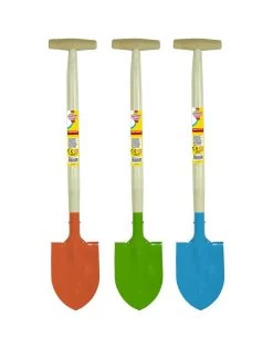 Summertime Strandschep Punt 67cm Oranje, Groenof Blauw