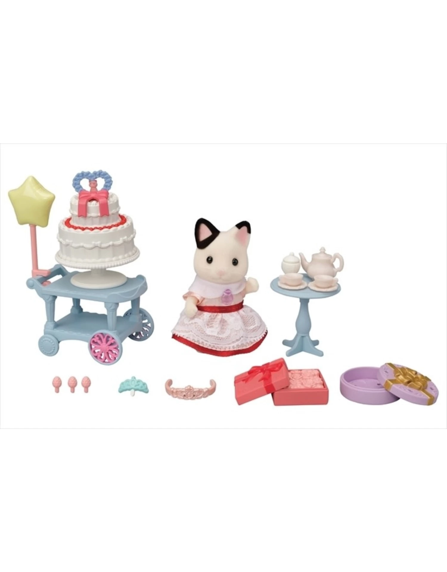 Sylvanian Families 5646 Feest Speelset - Tuxedo Kat Meisje 3 Sylvanian Families 5646 Feest Speelset - Tuxedo Kat Meisje - Afbeelding 3