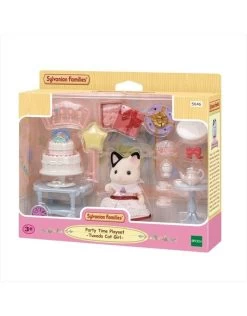Sylvanian Families 5646 Feest Speelset - Tuxedo Kat Meisje