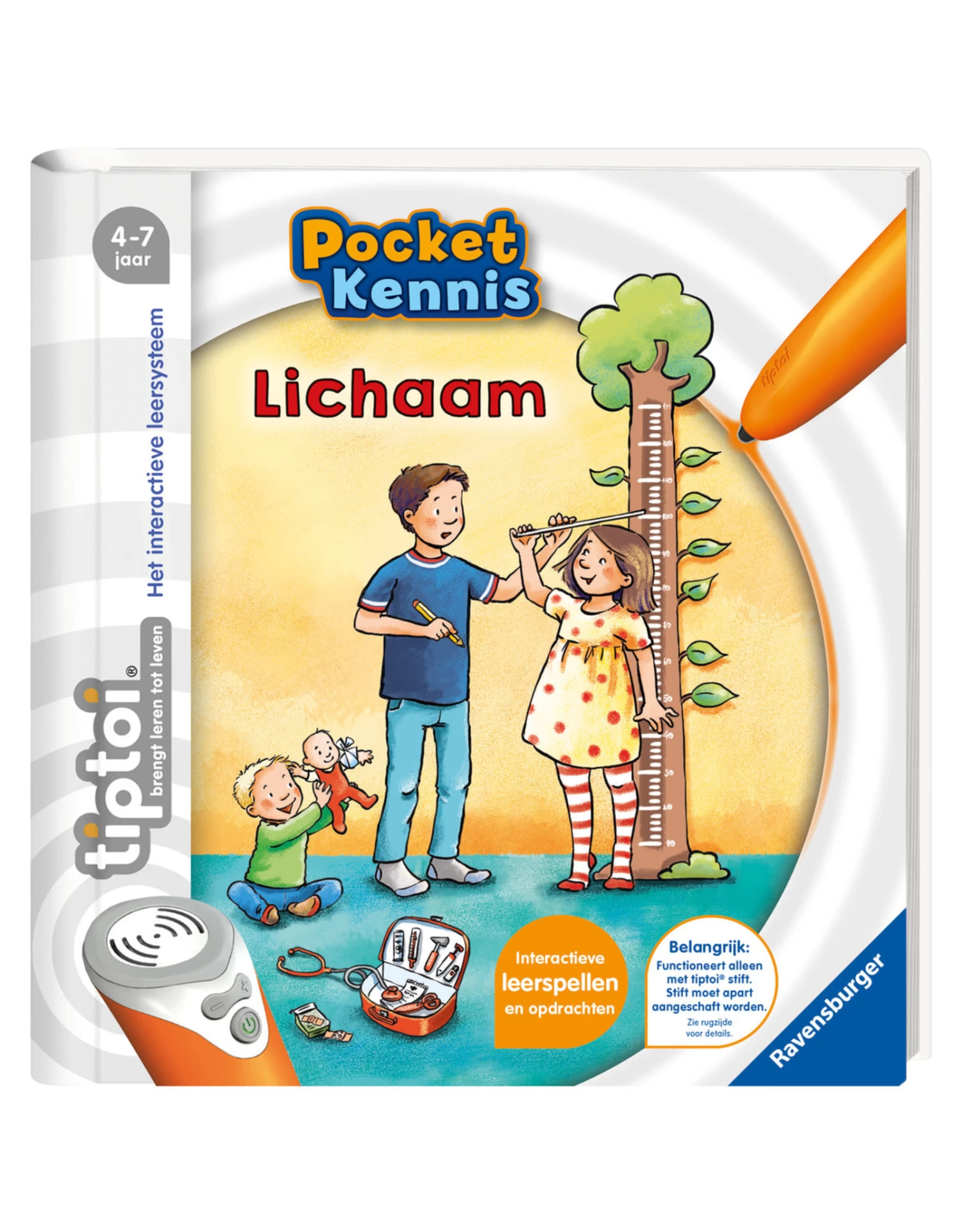 RavensburgerTiptoi Pocket Kennis: Lichaam 1 RavensburgerTiptoi Pocket Kennis: Lichaam