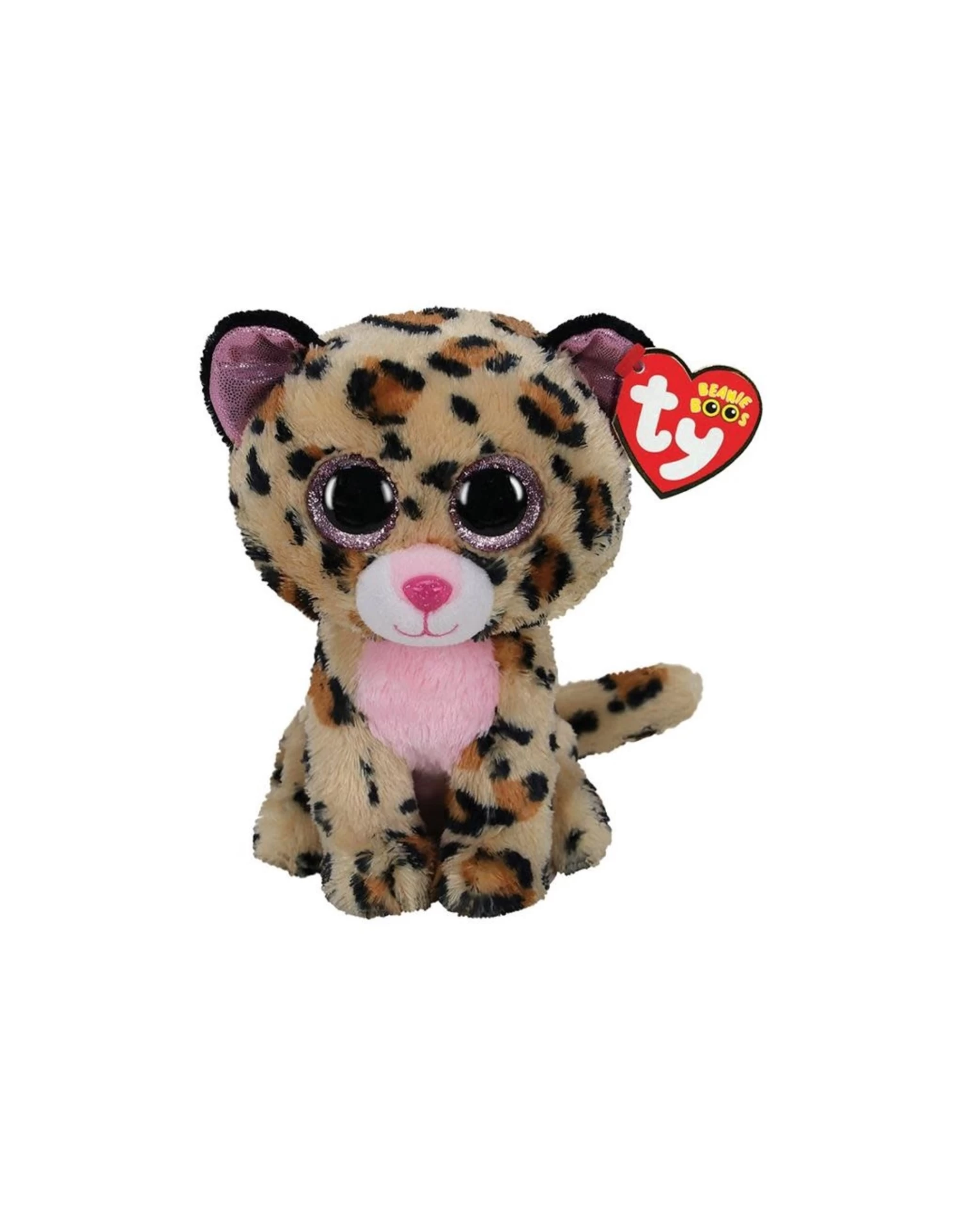 Ty Beanie Boo's Livvie Het Gevlekte Luipaard 15cm 1 Ty Beanie Boo's Livvie Het Gevlekte Luipaard 15cm