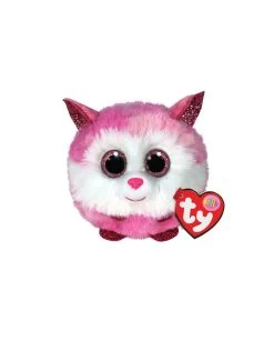 Ty Teeny Puffies Princess De Roze/Witte Husky 10cm