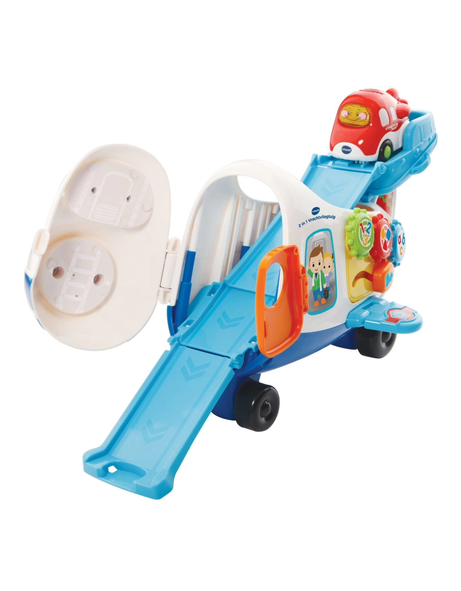 Toet Toet Auto Vtech: Vrachtvliegtuig 12+ Mnd (80- 1 Toet Toet Auto Vtech: Vrachtvliegtuig 12+ Mnd (80-
