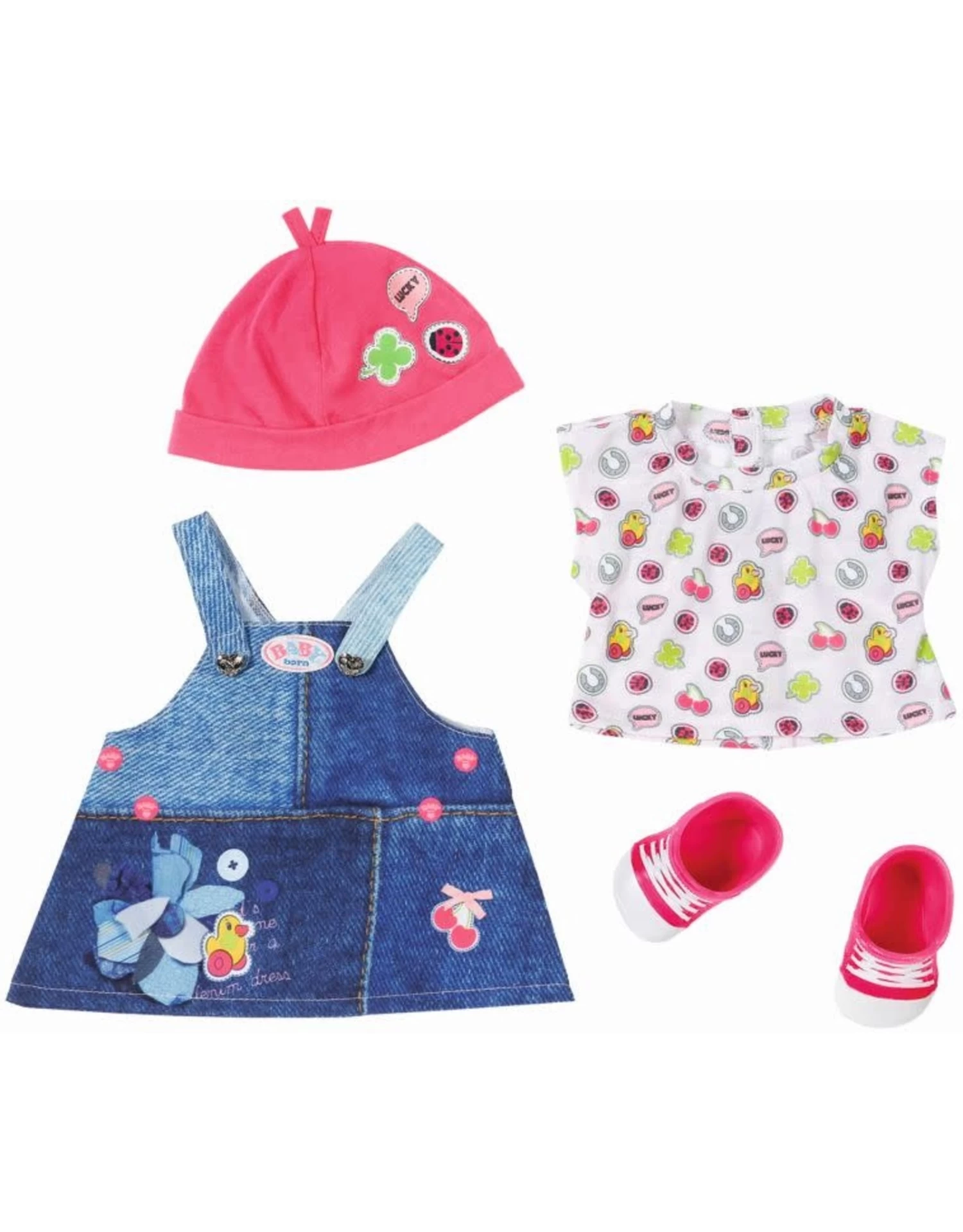 Baby Born Jeans Deluxe Jurk 1 Baby Born Jeans Deluxe Jurk