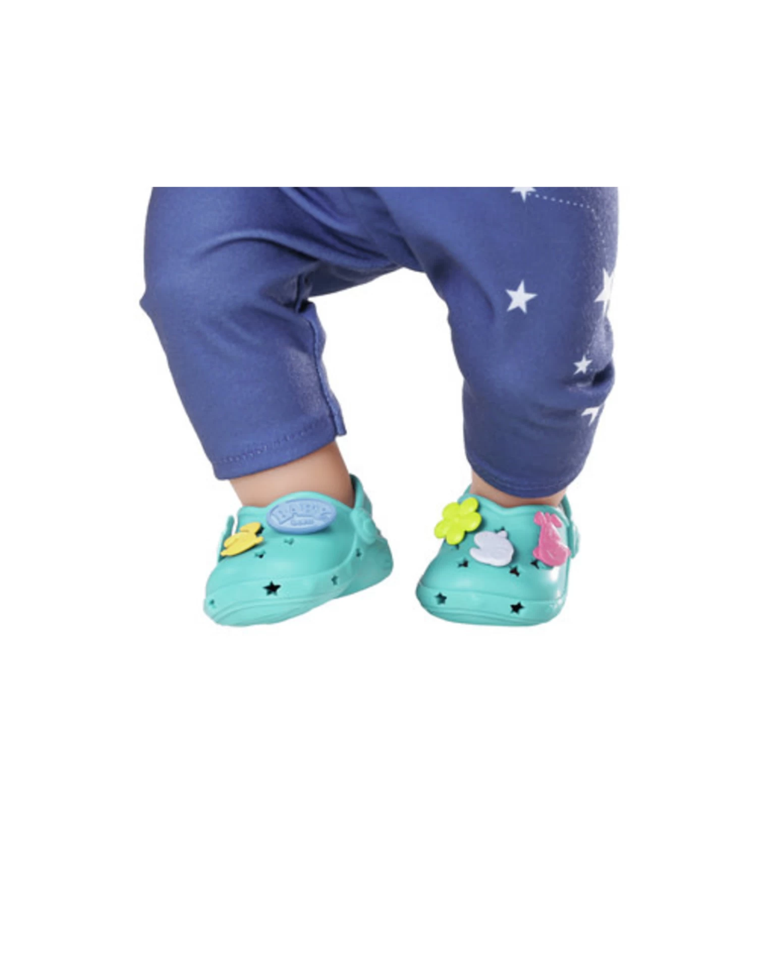 Baby Born Schoenen Met Leuke Pins Turquoise 2 Baby Born Schoenen Met Leuke Pins Turquoise - Afbeelding 2