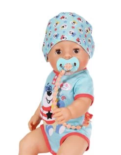 Magic Baby Born Fopspeen Met Ketting Roze/Blauw -Kinderen Verkoop zapf magic baby born fopspeen met ketting roze bla 2